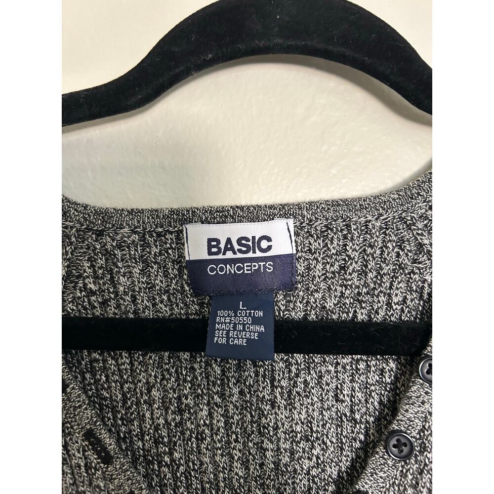 Basic Editions Vintage Cableknit Long sleeve top - image 4